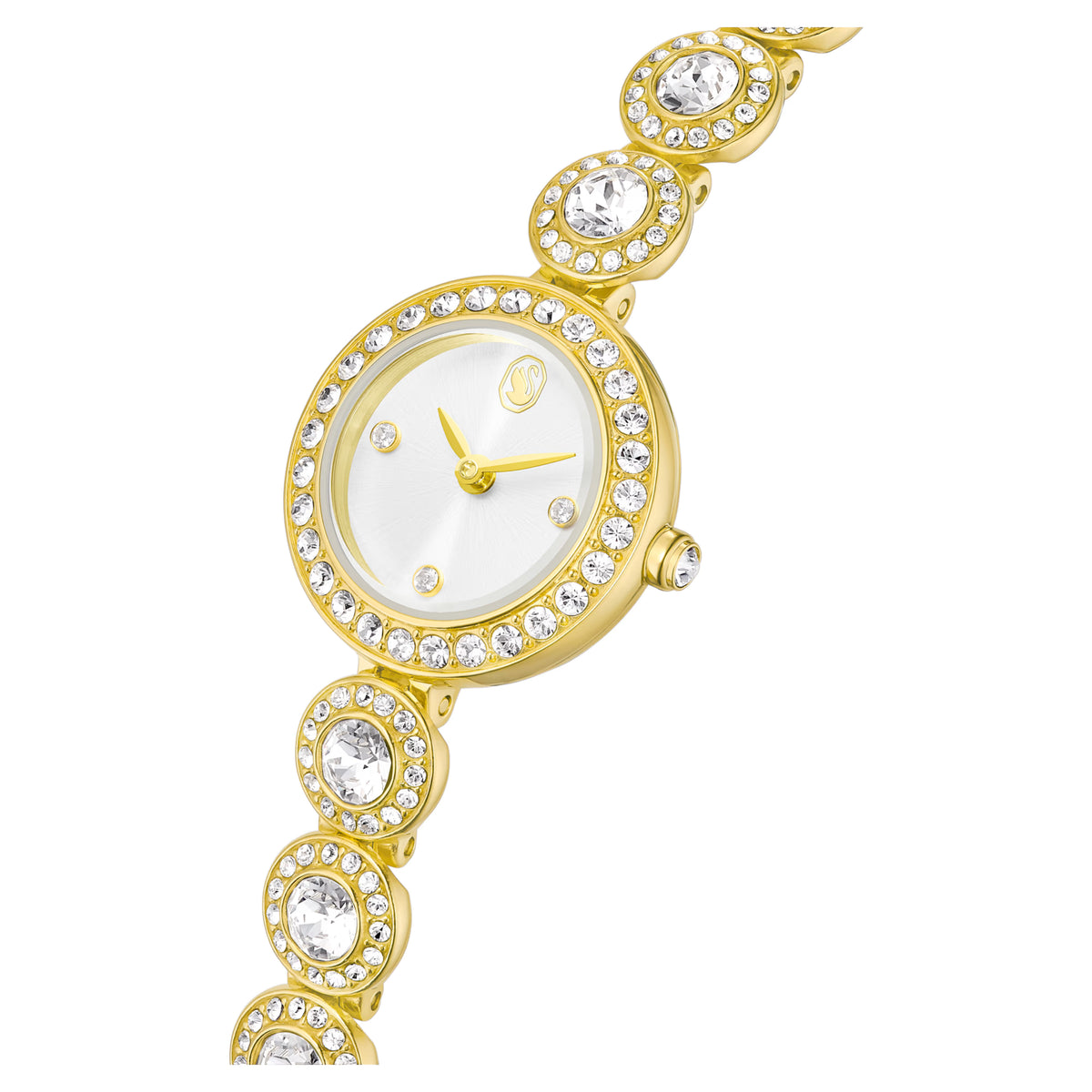 Gold Una Angelic Swarovski Watch