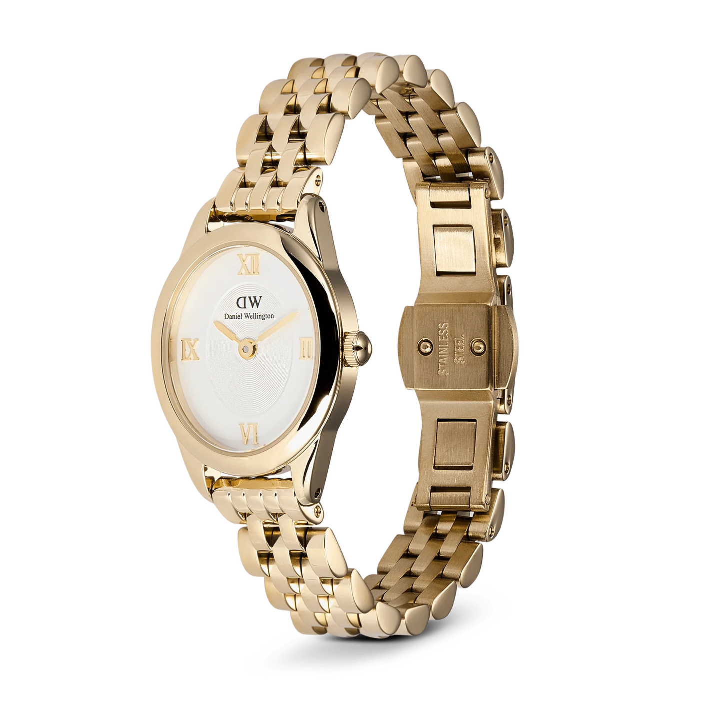 Daniel Wellington Ophelia Ladies Oval Mini Gold Stainless Steel Watch