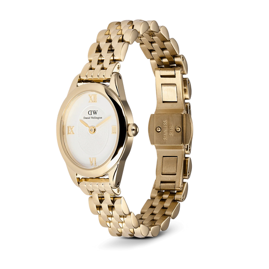Daniel Wellington Ophelia Ladies Oval Mini Gold Stainless Steel Watch