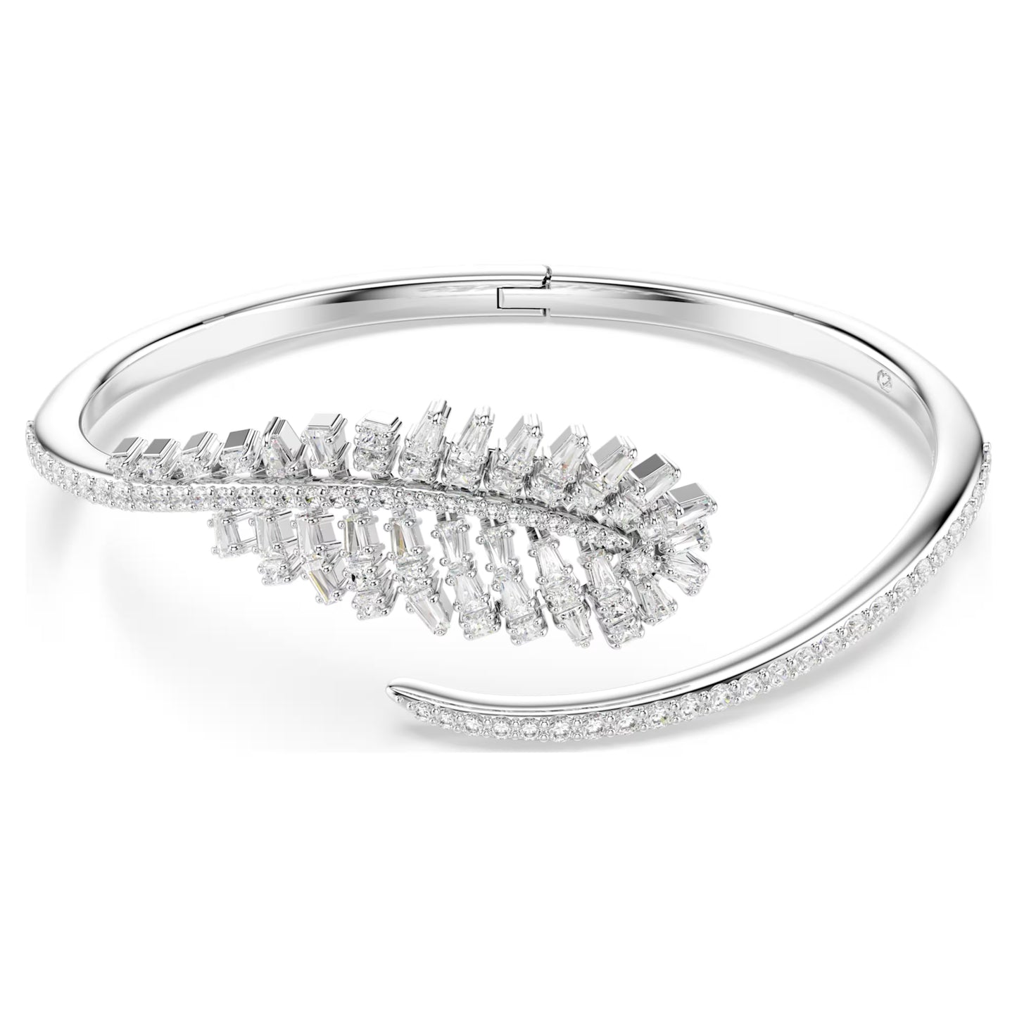 Vienna Feather Mixed Cuts Swarovski Bangle