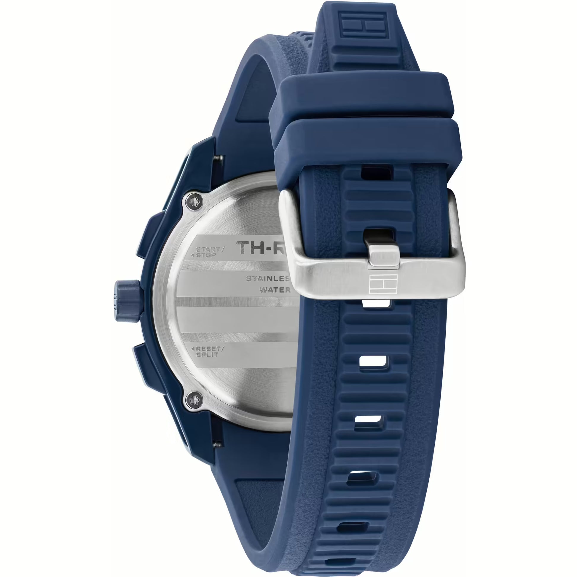 TOMMY HILFIGER CHRONO GENTS BLUE SILICONE WATCH